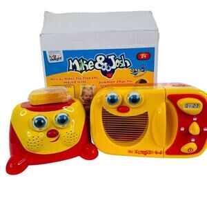 Kidz Delight Talking Magic Mike Microwave & Jammin Josh Toaster Combo Sensory‎